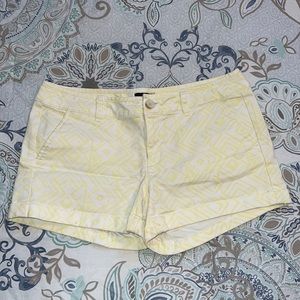 American Eagle midi stretch shorts